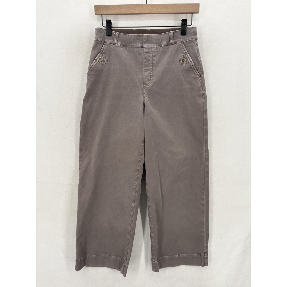 SPANX Wide Leg Pants in Taupe